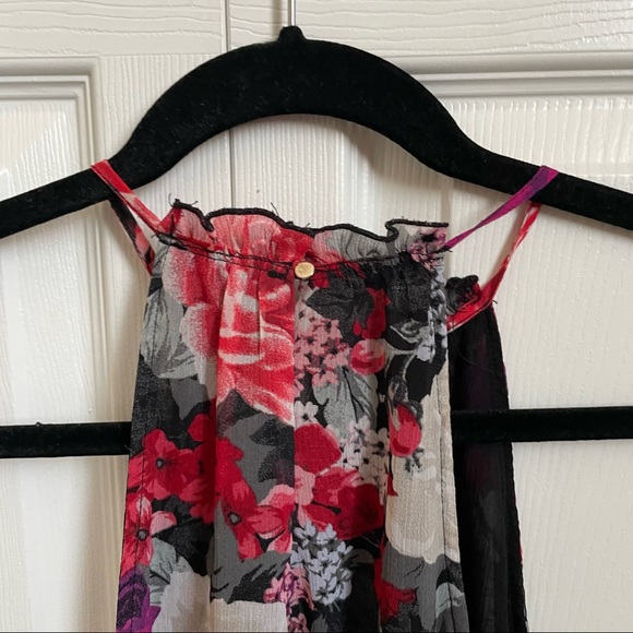 Dynamite Floral High Neck Top - Picture 3 of 4